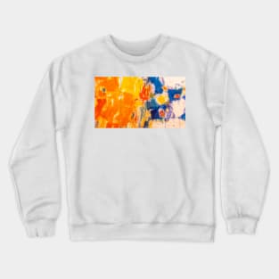 Detail of an Abstract Painting Crewneck Sweatshirt